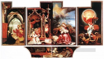 マティアス・グリューネヴァルト Painting - イーゼンハイムの祭壇画 2 番目のビュー ルネッサンス マティアス グリューネヴァルト